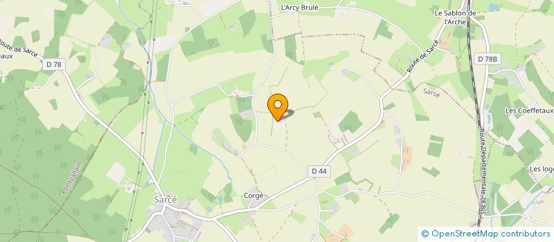 localisation de l'entreprise MONSIEUR DIDIER DERET  SARCE