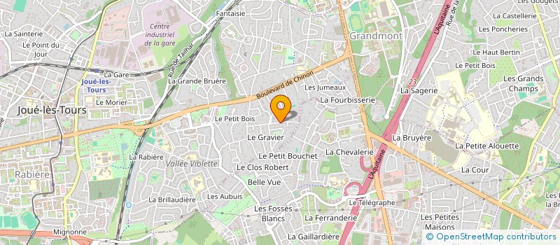 localisation de l'entreprise MONSIEUR DIDIER DEROCHE à JOUE-LES-TOURS