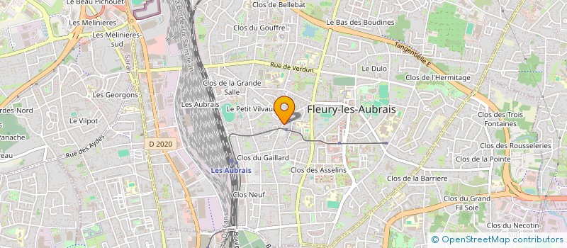 localisation de l'entreprise MONSIEUR DIDIER DERRE à FLEURY-LES-AUBRAIS