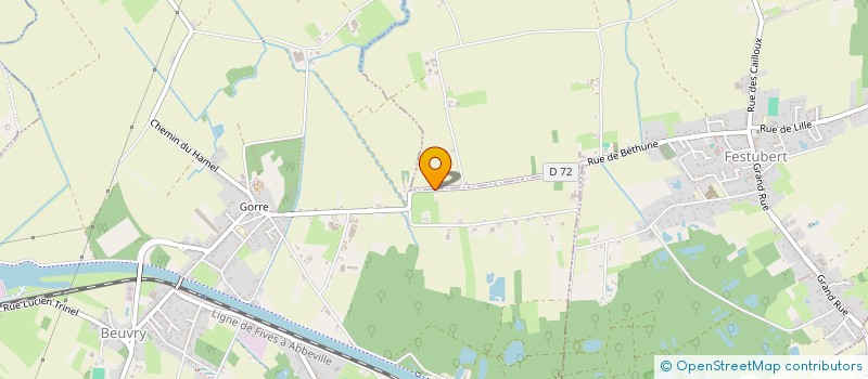 localisation de l'entreprise MONSIEUR DIDIER DESBUISSON  BEUVRY