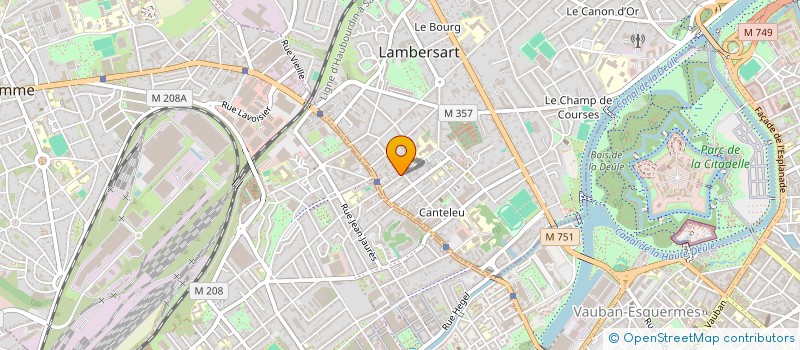 localisation de l'entreprise MONSIEUR DIDIER DESCAMPS à LAMBERSART