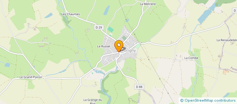 localisation de l'entreprise MONSIEUR DIDIER DESCHAMPS à THORIGNY