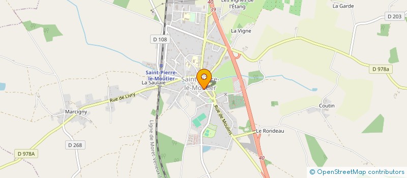 localisation de l'entreprise MONSIEUR DIDIER DESCLAUX à SAINT-PIERRE-LE-MOUTIER