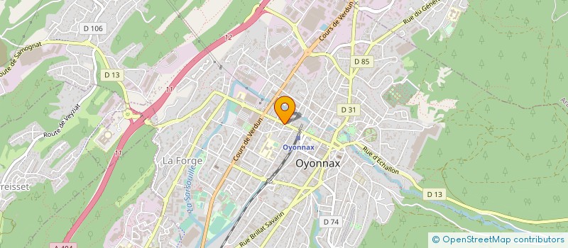 localisation de l'entreprise MONSIEUR DIDIER DESCOURS à OYONNAX