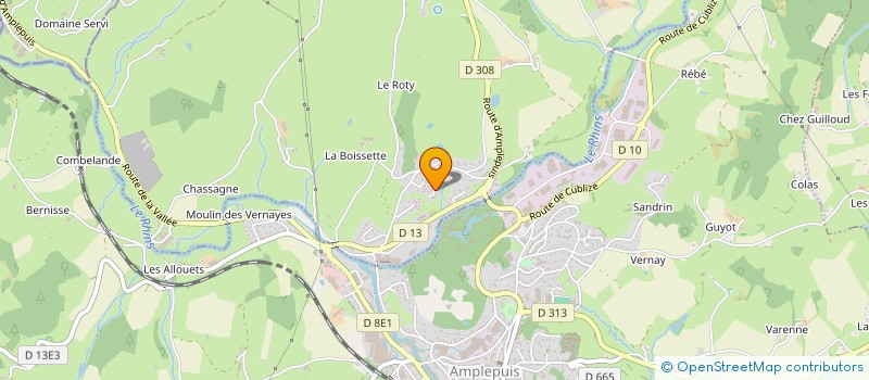 localisation de l'entreprise MONSIEUR DIDIER DESCROUX  SAINT-JEAN-LA-BUSSIERE