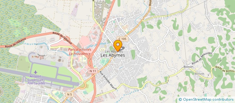 localisation de l'entreprise MONSIEUR DIDIER DESPLAN à LES ABYMES