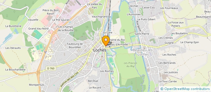 localisation de l'entreprise MONSIEUR DIDIER DESPRES  LOCHES