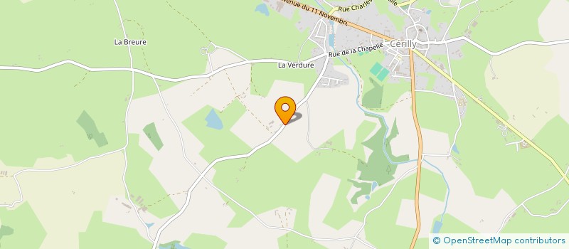 localisation de l'entreprise MONSIEUR DIDIER DESVAUX  CERILLY