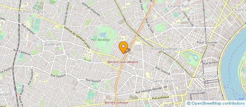 localisation de l'entreprise MONSIEUR DIDIER DEVERINES à BORDEAUX