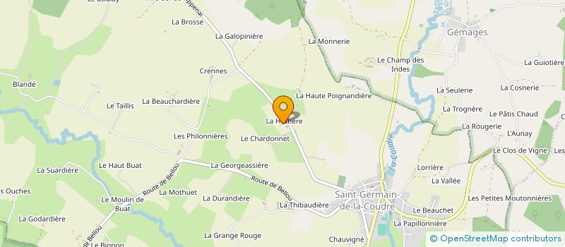 localisation de l'entreprise MONSIEUR DIDIER DEVOIR à SAINT-GERMAIN-DE-LA-COUDRE