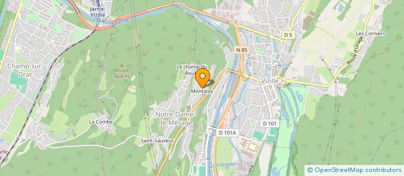 localisation de l'entreprise MONSIEUR DIDIER DEZ  NOTRE-DAME-DE-MESAGE