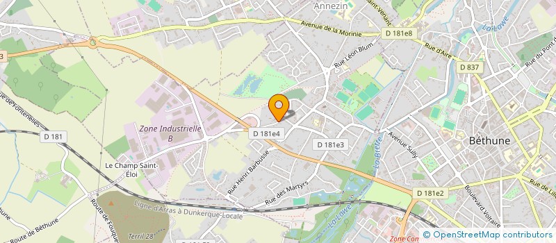 localisation de l'entreprise MONSIEUR DIDIER DEZEQUE  ANNEZIN