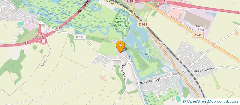 localisation de l'entreprise MONSIEUR DIDIER DHEILLY  BOVES