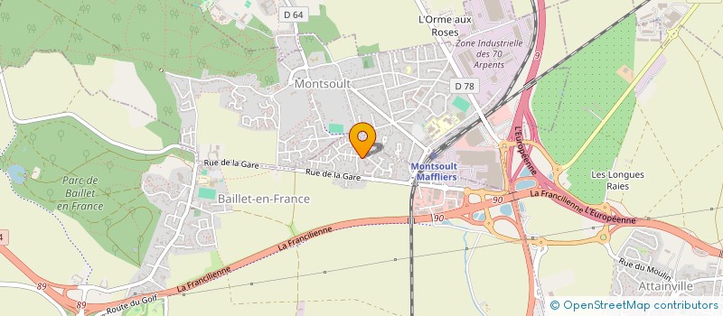 localisation de l'entreprise MONSIEUR DIDIER DINZART à BAILLET-EN-FRANCE