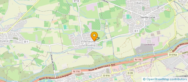 localisation de l'entreprise MONSIEUR DIDIER DOMECE  VILLENEUVE-LA-RIVIERE