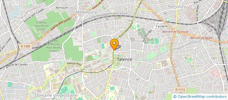 localisation de l'entreprise MONSIEUR DIDIER DOR  TALENCE