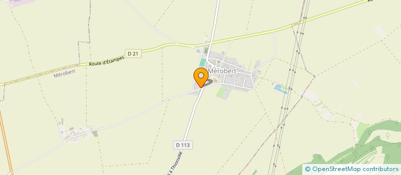 localisation de l'entreprise MONSIEUR DIDIER DORAT  MEROBERT