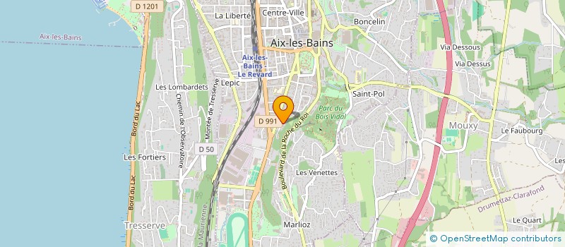 localisation de l'entreprise MONSIEUR DIDIER DOREL à AIX-LES-BAINS