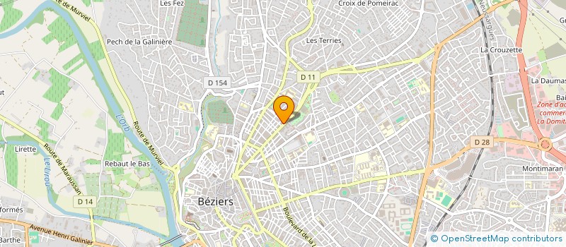 localisation de l'entreprise MONSIEUR DIDIER DORIGNAC à BEZIERS