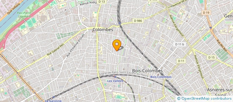 localisation de l'entreprise MONSIEUR DIDIER DOULS à COLOMBES