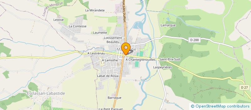 localisation de l'entreprise MONSIEUR DIDIER DOUS  MASSEUBE