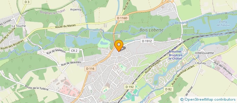 localisation de l'entreprise MONSIEUR DIDIER DRAPIER  BREUILLET