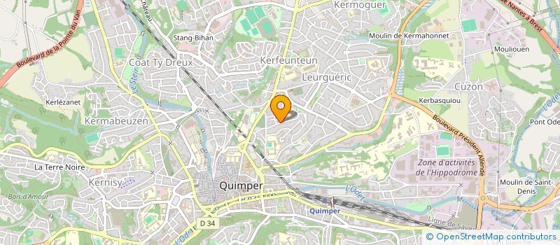 localisation de l'entreprise MONSIEUR DIDIER DROGBA à QUIMPER