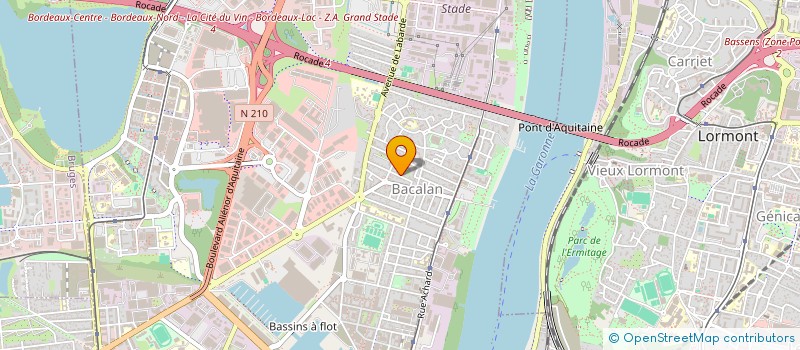 localisation de l'entreprise MONSIEUR DIDIER DUBARRY à BORDEAUX