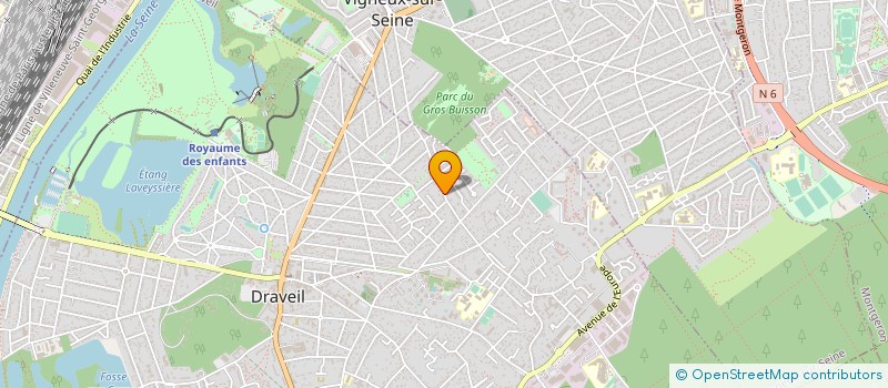 localisation de l'entreprise MONSIEUR DIDIER DUBESSET à DRAVEIL