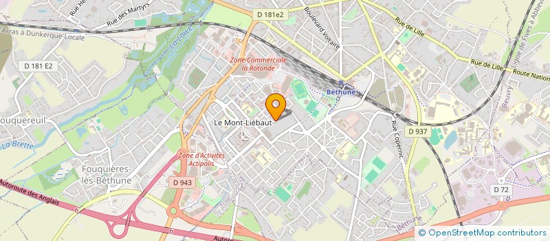 localisation de l'entreprise MONSIEUR DIDIER DUBOIS à BETHUNE