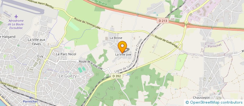 localisation de l'entreprise MONSIEUR DIDIER DUBOS à LA BAULE-ESCOUBLAC