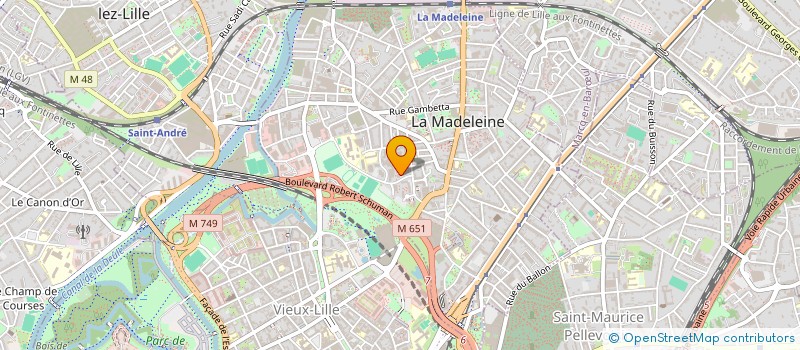 localisation de l'entreprise MONSIEUR DIDIER DUBOST à LA MADELEINE
