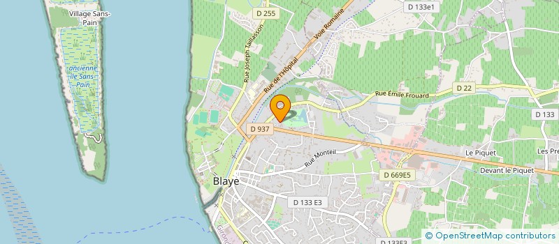 localisation de l'entreprise MONSIEUR DIDIER DUBREUIL à BLAYE