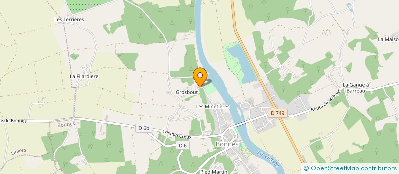 localisation de l'entreprise MONSIEUR DIDIER DUBREUIL à BONNES