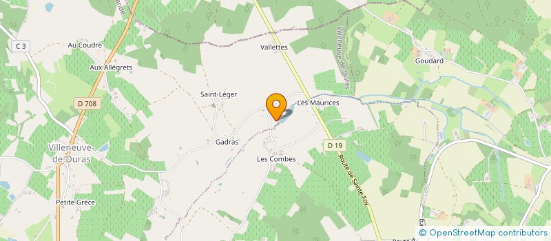 localisation de l'entreprise MONSIEUR DIDIER DUCLOS à VILLENEUVE-DE-DURAS