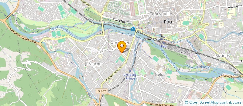 localisation de l'entreprise MONSIEUR DIDIER DUFAUT DIT GAOUCHET à PAU