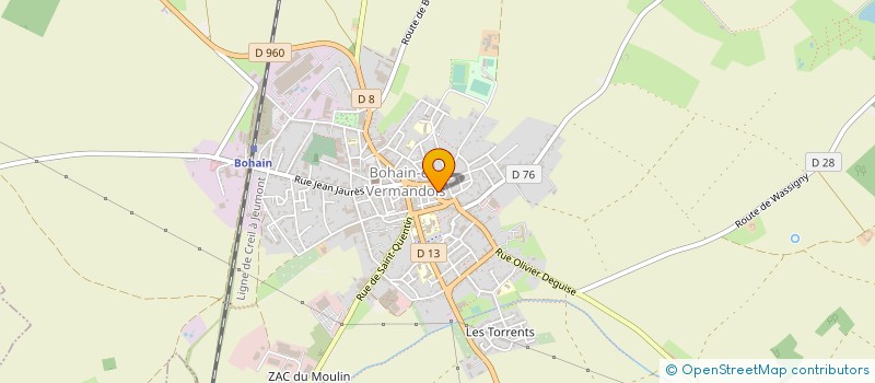 localisation de l'entreprise MONSIEUR DIDIER DUFETEL à BOHAIN-EN-VERMANDOIS