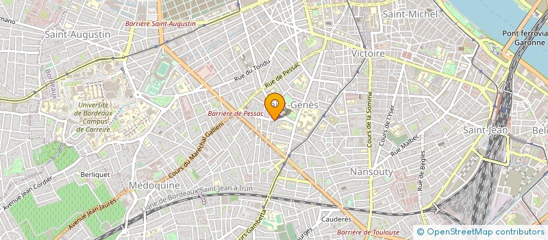 localisation de l'entreprise MONSIEUR DIDIER DUFLADE à BORDEAUX