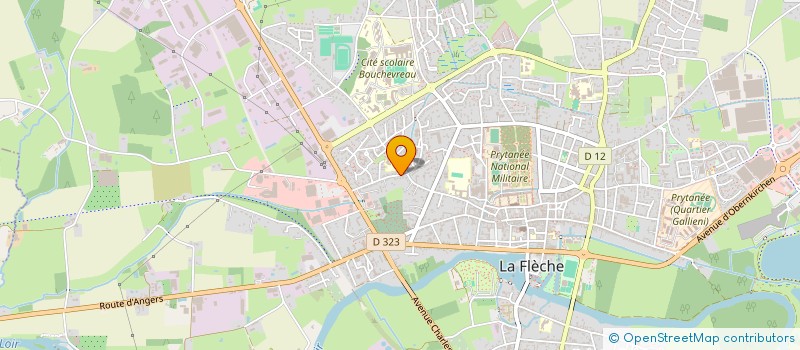 localisation de l'entreprise MONSIEUR DIDIER DUFOUR  LA FLECHE