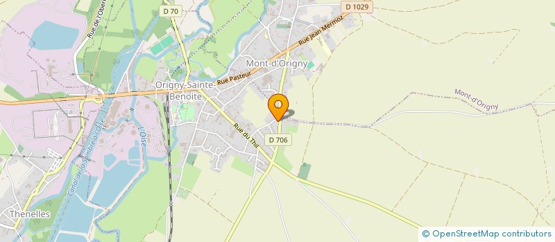 localisation de l'entreprise MONSIEUR DIDIER DUFOUR  ORIGNY-SAINTE-BENOITE