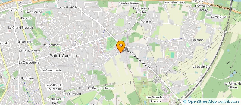 localisation de l'entreprise MONSIEUR DIDIER DUGESTE-DUVAL  SAINT-AVERTIN