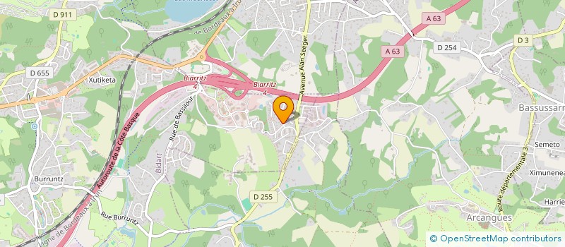 localisation de l'entreprise MONSIEUR DIDIER DUMAI à BIDART