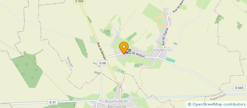 localisation de l'entreprise MONSIEUR DIDIER DUMESNIL  GROUGIS