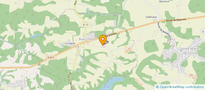 localisation de l'entreprise MONSIEUR DIDIER DUMOULIN  BIARROTTE