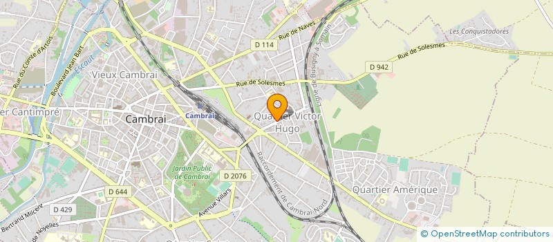 localisation de l'entreprise MONSIEUR DIDIER DUPENT à CAMBRAI