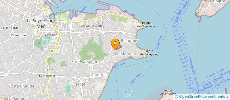 localisation de l'entreprise MONSIEUR DIDIER DUPERROT à LA SEYNE-SUR-MER