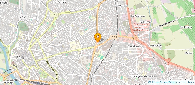 localisation de l'entreprise MONSIEUR DIDIER DUPONT à BEZIERS