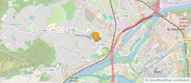 localisation de l'entreprise MONSIEUR DIDIER DUPUIS  METZ