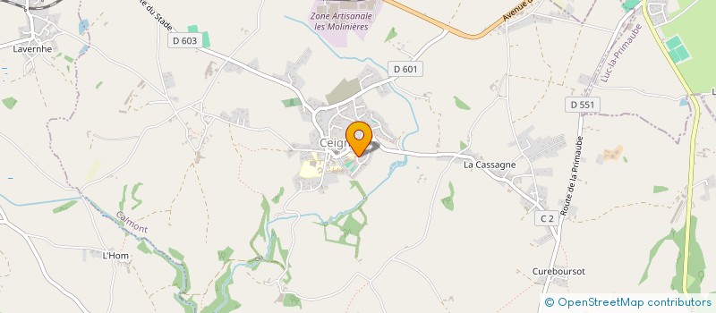 localisation de l'entreprise MONSIEUR DIDIER DURAND à CALMONT