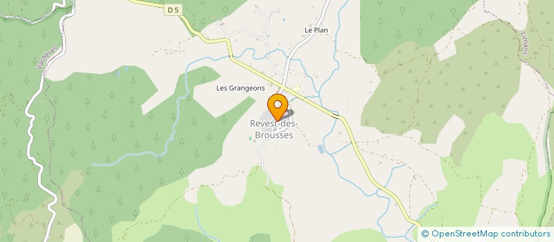 localisation de l'entreprise MONSIEUR DIDIER DURAND  REVEST-DES-BROUSSES